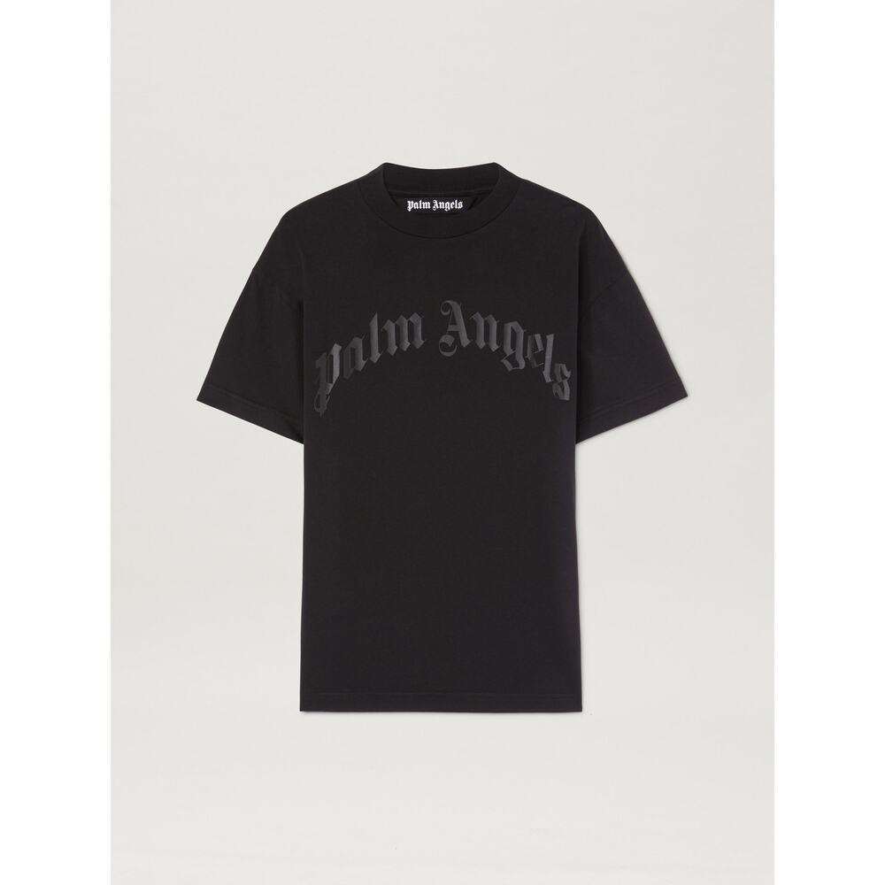 Palm Angels Curved Logo Black on Black Sm NWOT unisex